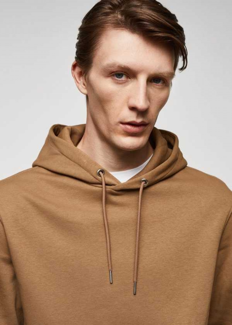 Mango Bavlněné Kangaroo-hooded Sweatshirt | MNG-21767