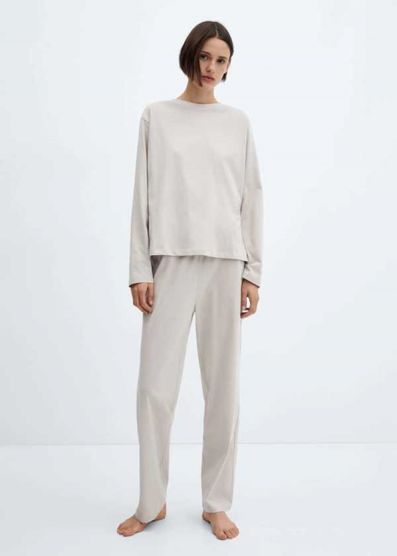 Mango Bavlněné Long Pyjamas | MNG-23667