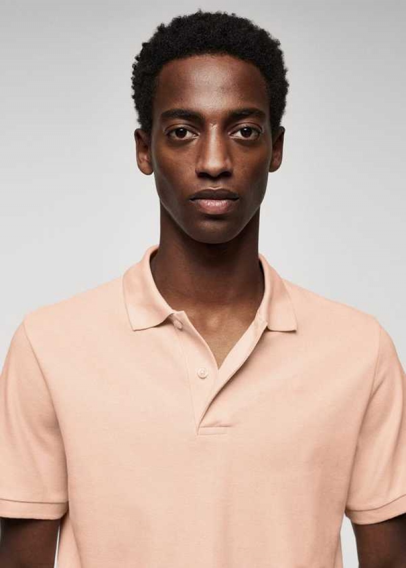 Mango Bavlněné Piqué Polo Shirt | MNG-21545