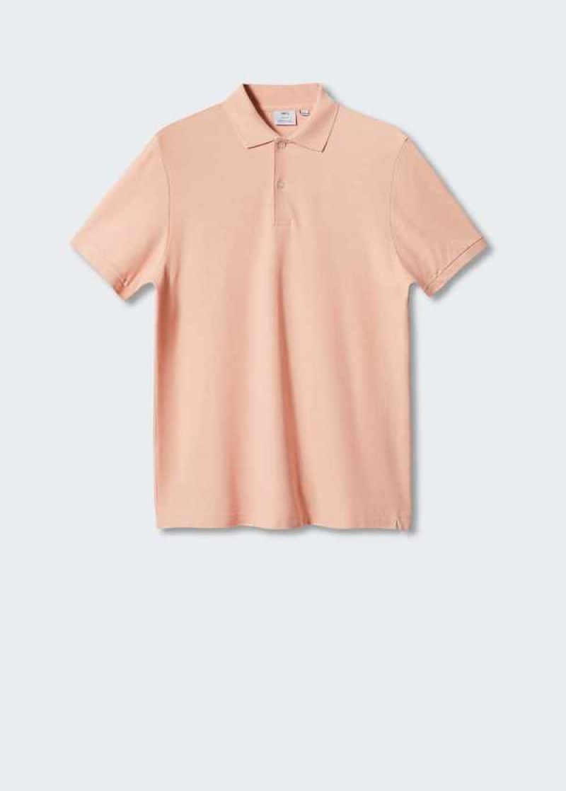 Mango Bavlněné Piqué Polo Shirt | MNG-21545