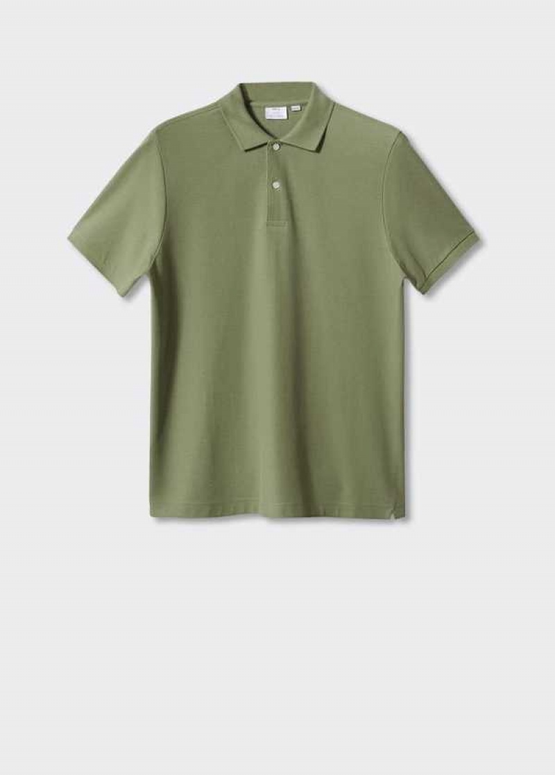 Mango Bavlněné Piqué Polo Shirt | MNG-21546