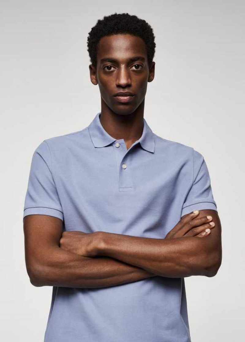 Mango Bavlněné Piqué Polo Shirt | MNG-21547