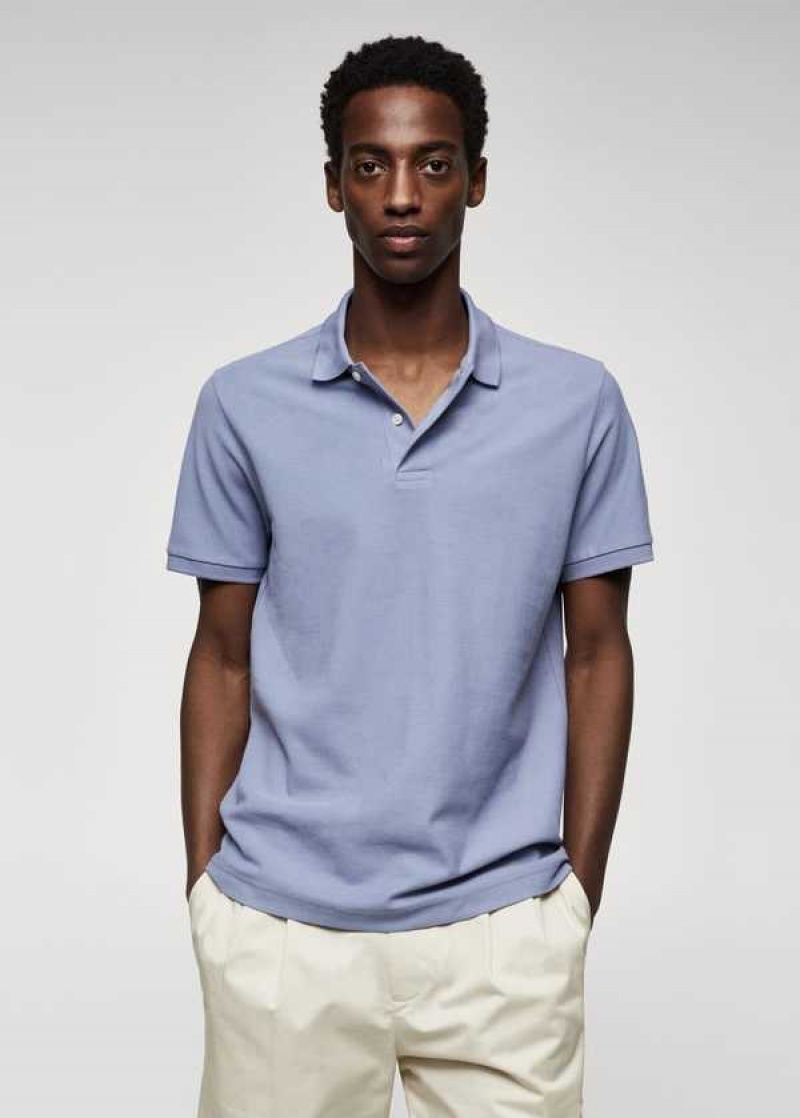 Mango Bavlněné Piqué Polo Shirt | MNG-21547