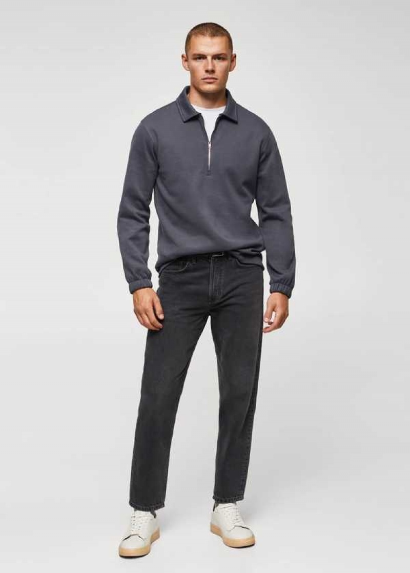 Mango Bavlněné Polo Sweatshirt | MNG-21778