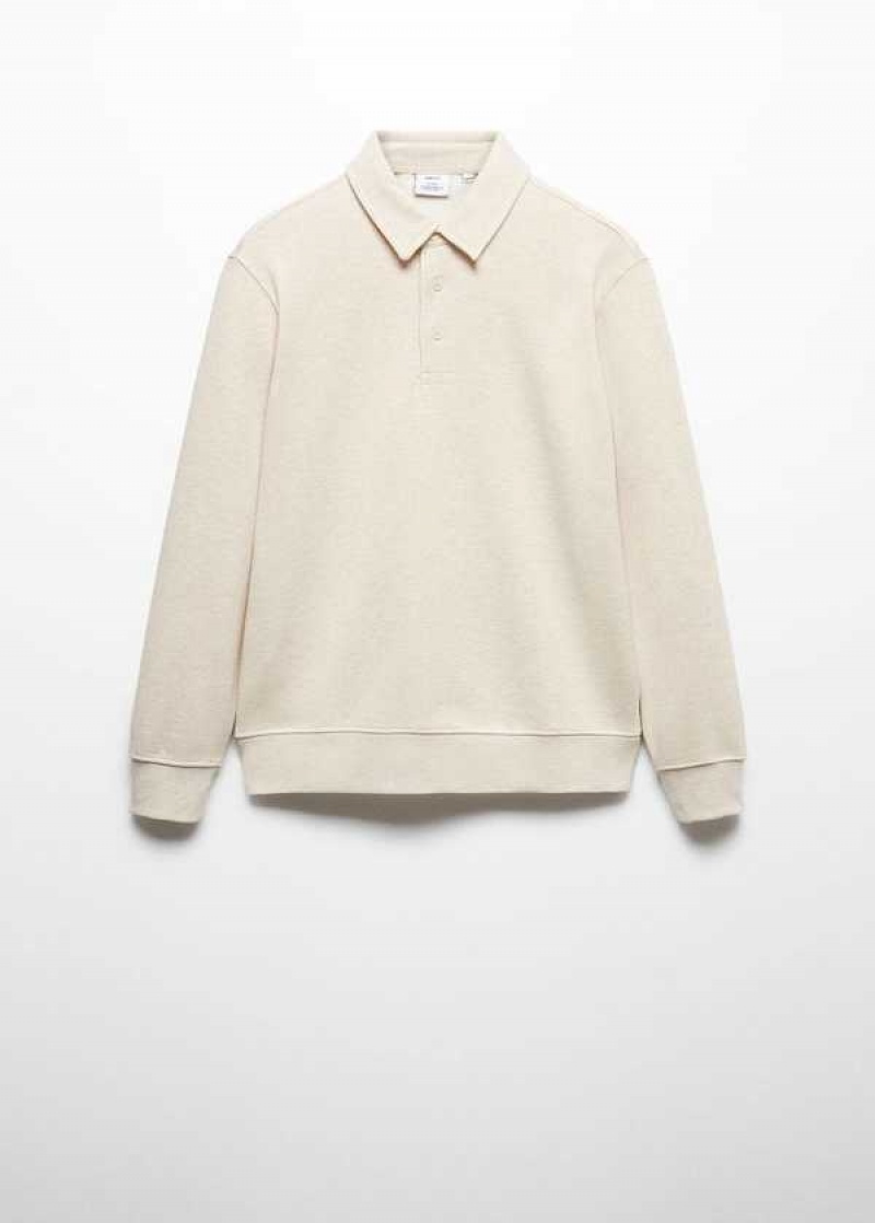 Mango Bavlněné Polo Sweatshirt | MNG-21824