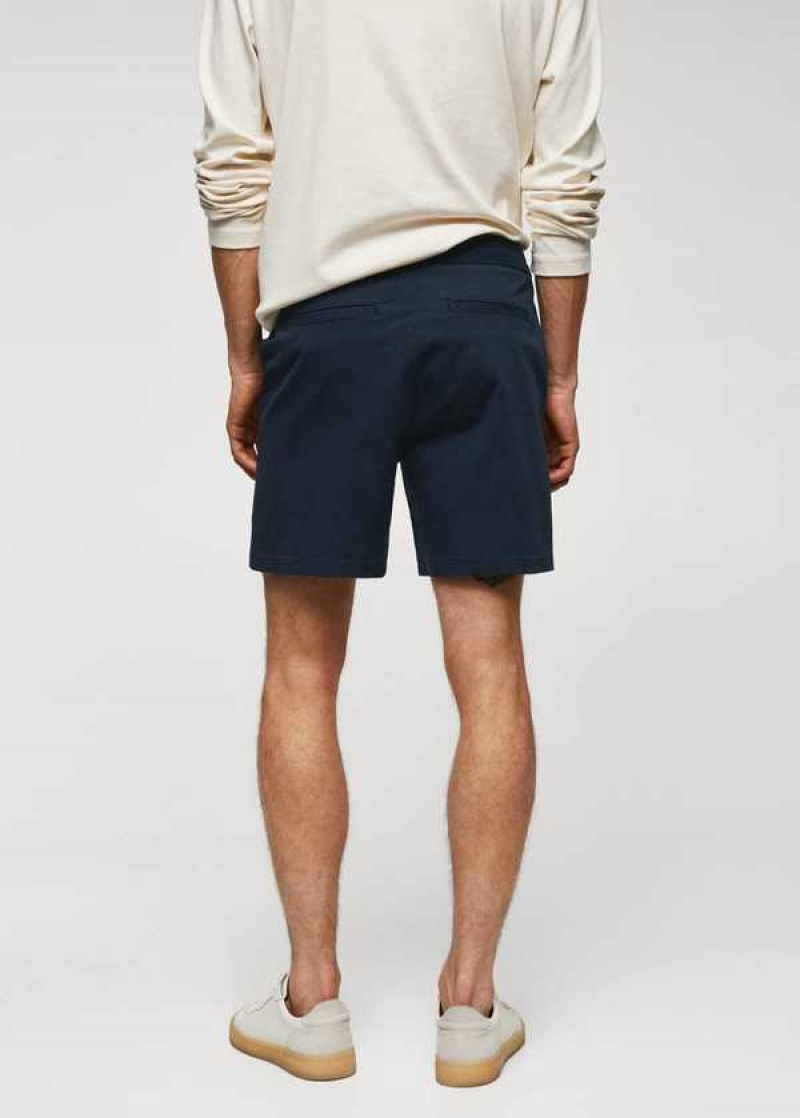 Mango Bavlněné Shorts With Drawstring | MNG-22423