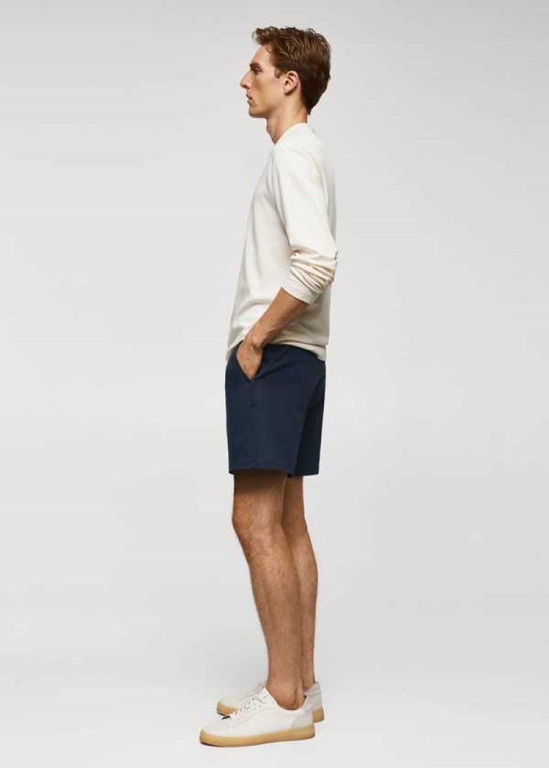 Mango Bavlněné Shorts With Drawstring | MNG-22423