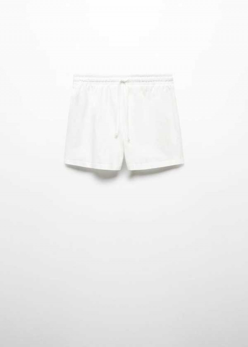 Mango Bavlněné Shorts With Elastic Pasem | MNG-23678