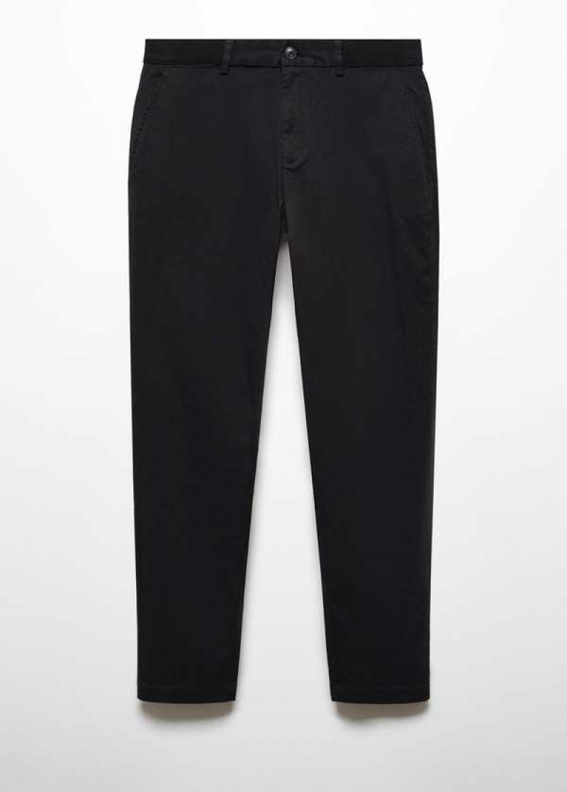 Mango Bavlněné Tapered Crop Pants | MNG-22507