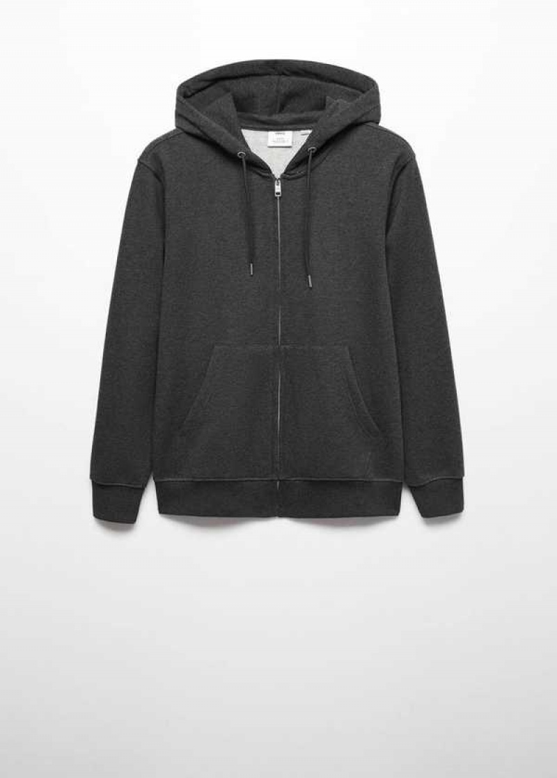 Mango Bavlněné Zip-up Hoodie | MNG-21781