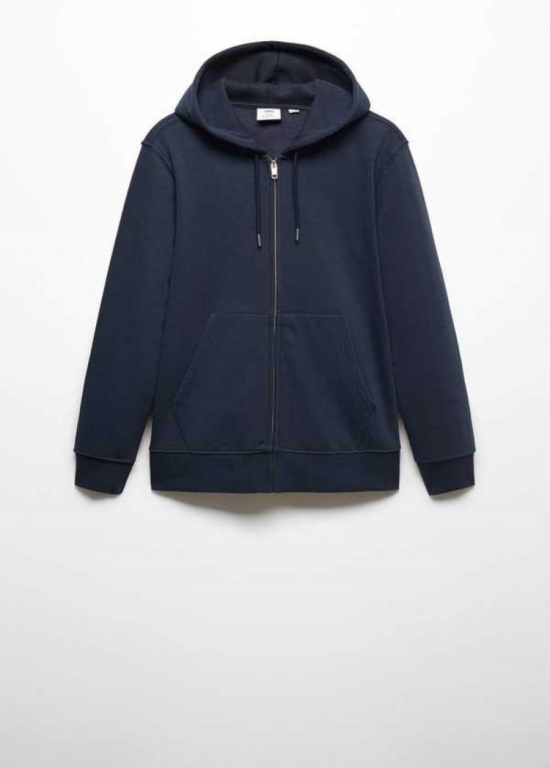 Mango Bavlněné Zip-up Hoodie | MNG-21855