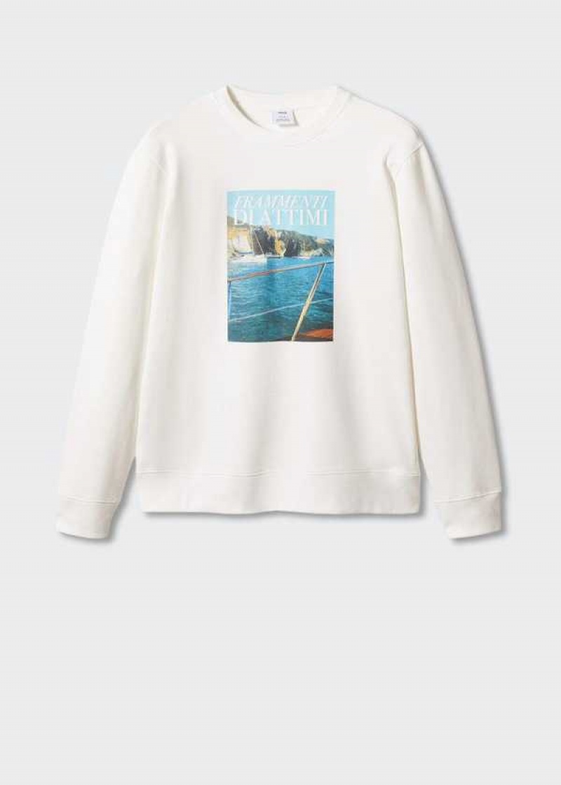 Mango Bavlněné-blend Printed Sweatshirt | MNG-21822