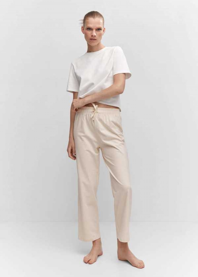 Mango Bavlněné-knit Pants | MNG-23687