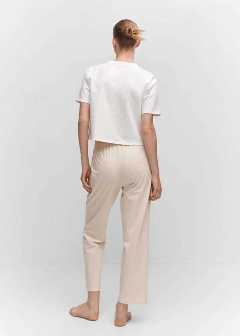 Mango Bavlněné-knit Pants | MNG-23687