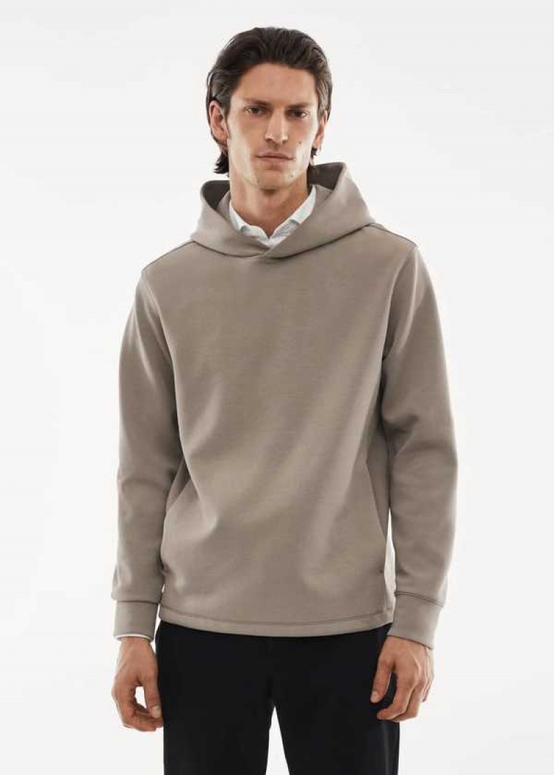 Mango Beathable S Kapucí Sweatshirt | MNG-21798