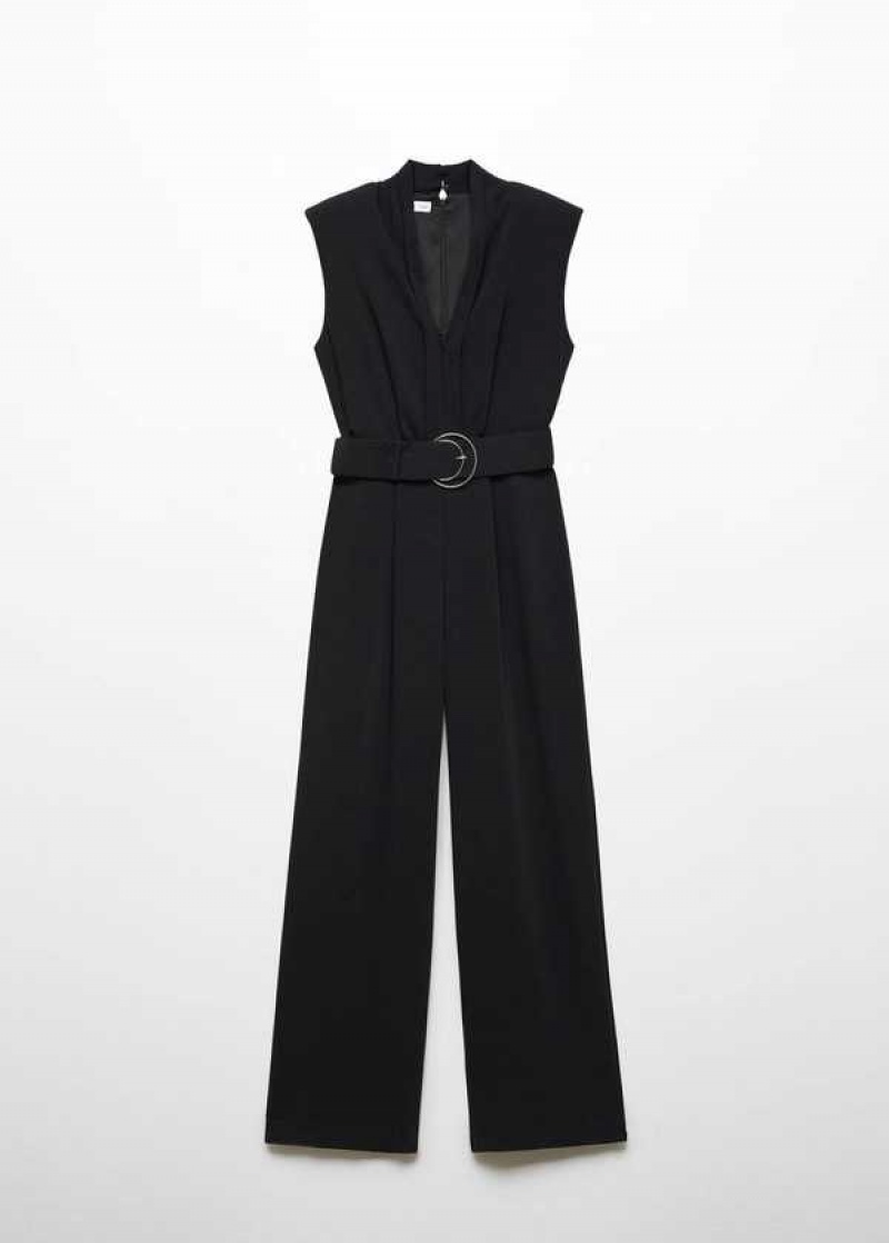 Mango Belt Long Jumpsuit | MNG-25696