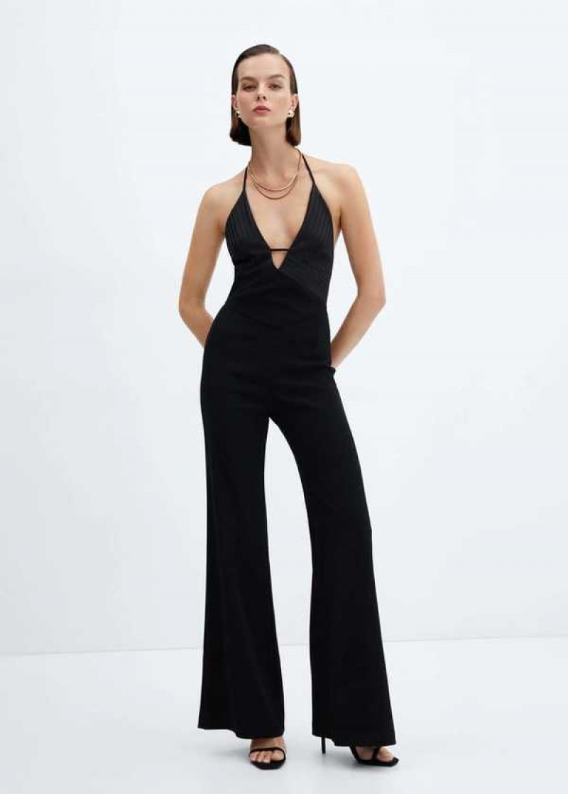 Mango Belt Long Jumpsuit | MNG-25700