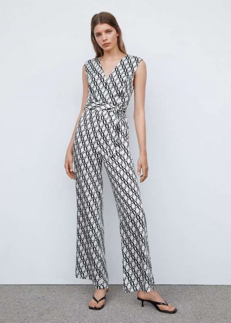 Mango Belt Long Jumpsuit | MNG-25758