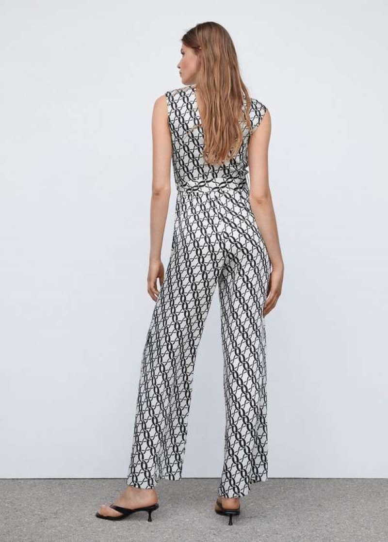 Mango Belt Long Jumpsuit | MNG-25758