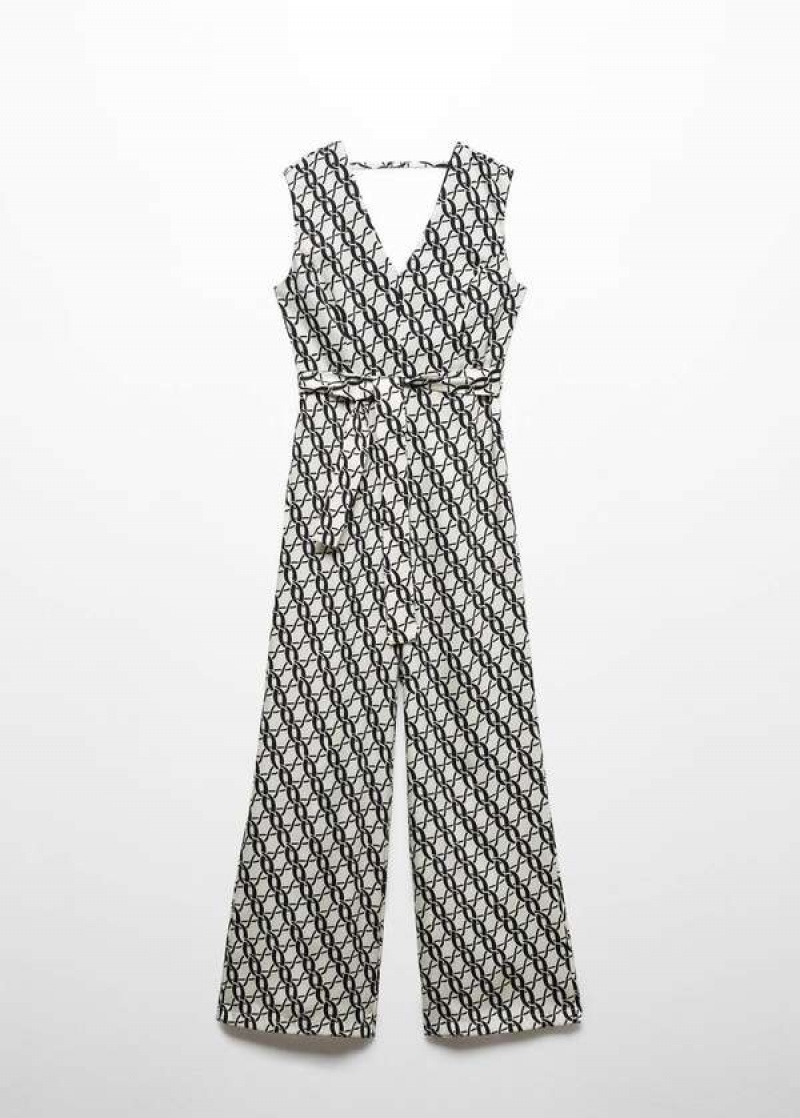 Mango Belt Long Jumpsuit | MNG-25758