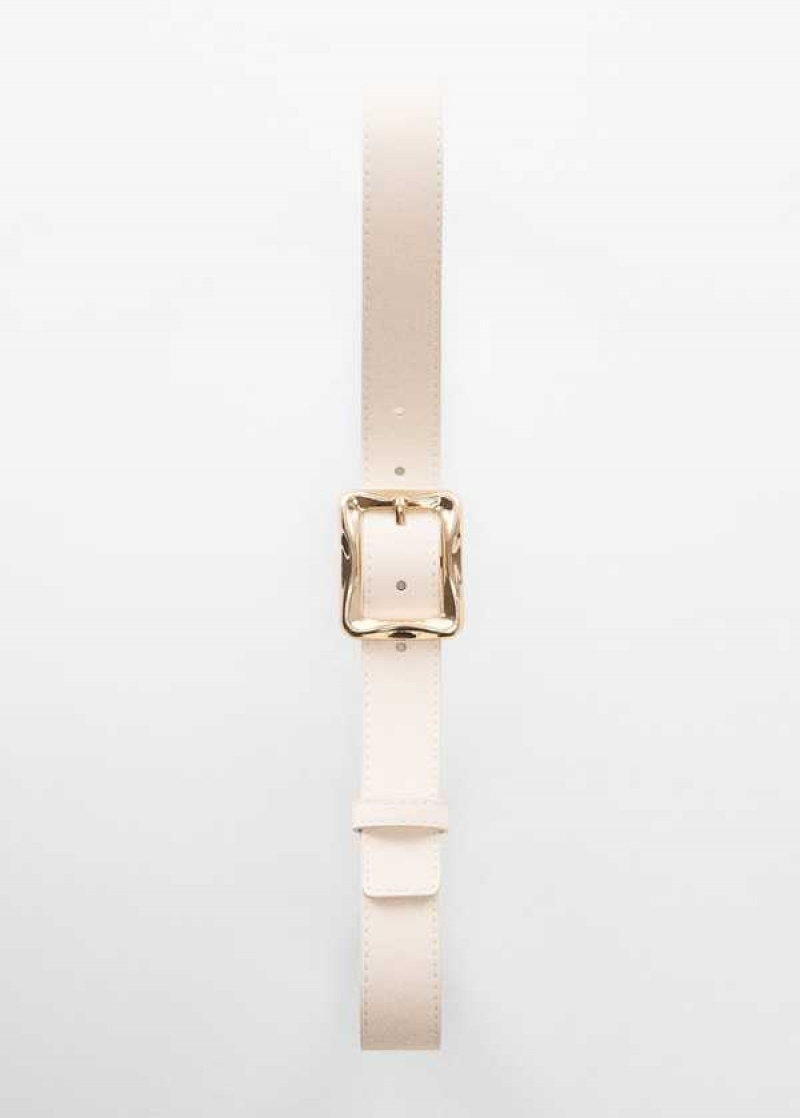 Mango Belt With Irregular Přezkou | MNG-22984