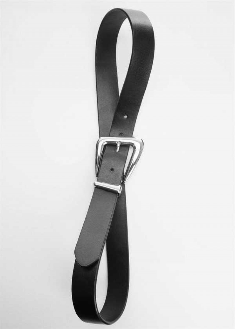 Mango Belt With Irregular Přezkou | MNG-22949