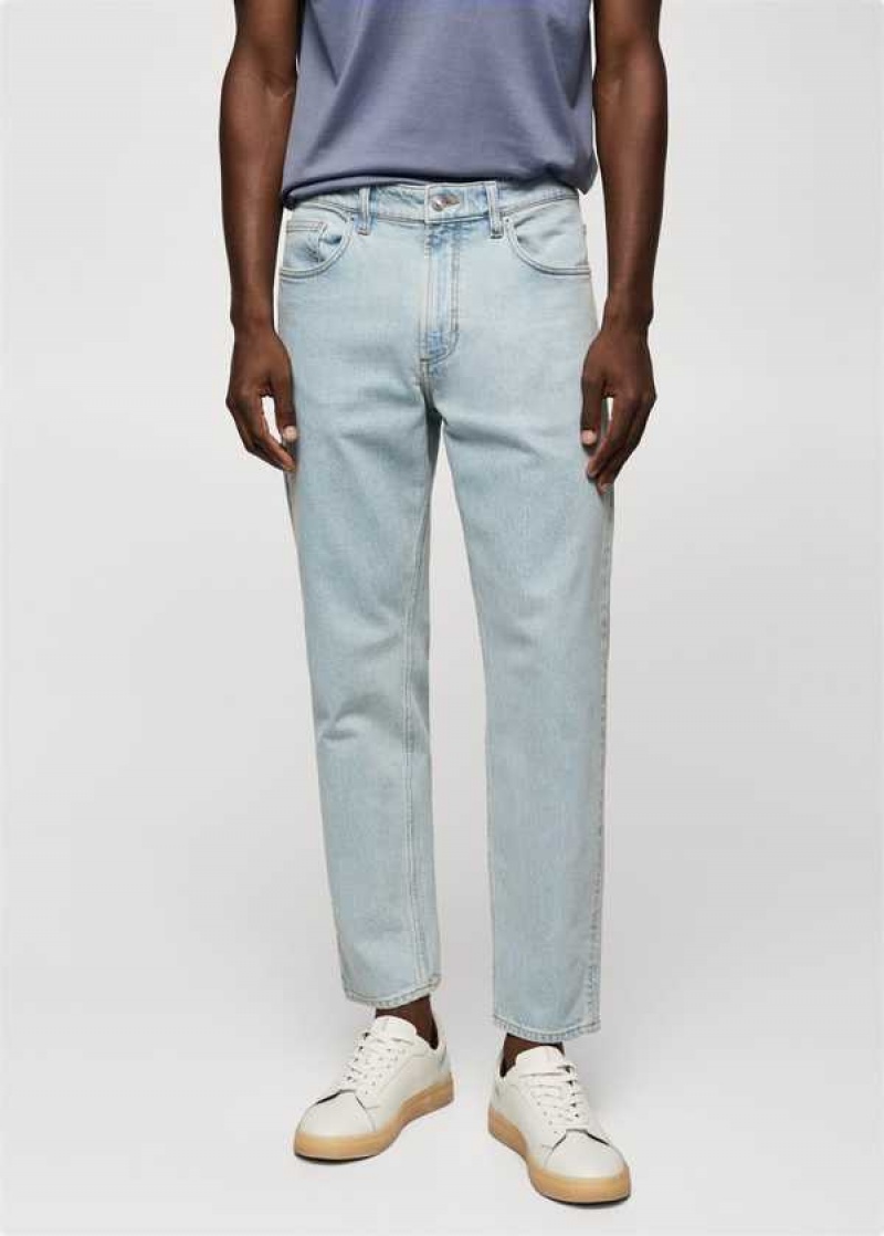 Mango Ben Tapered Cropped Jeans | MNG-21869