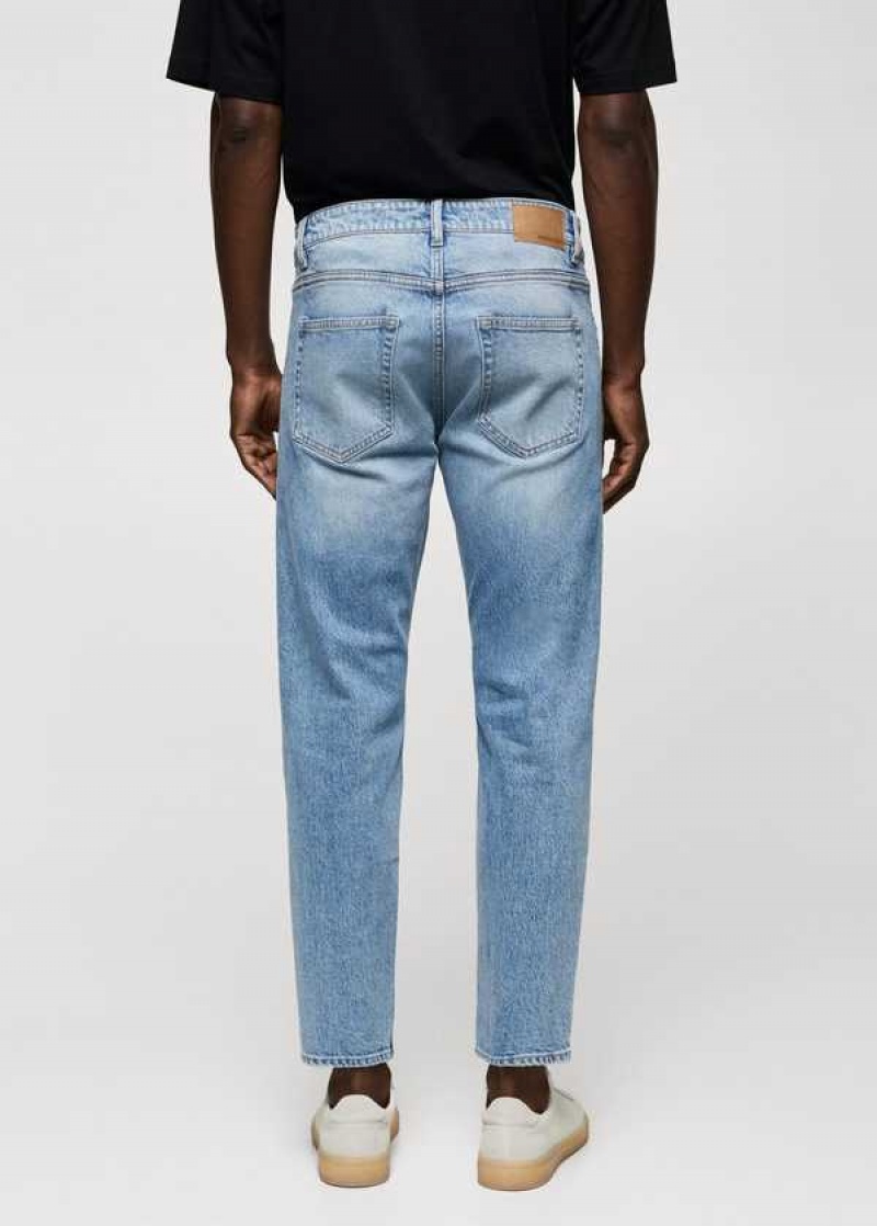 Mango Ben Tapered Cropped Jeans | MNG-21860