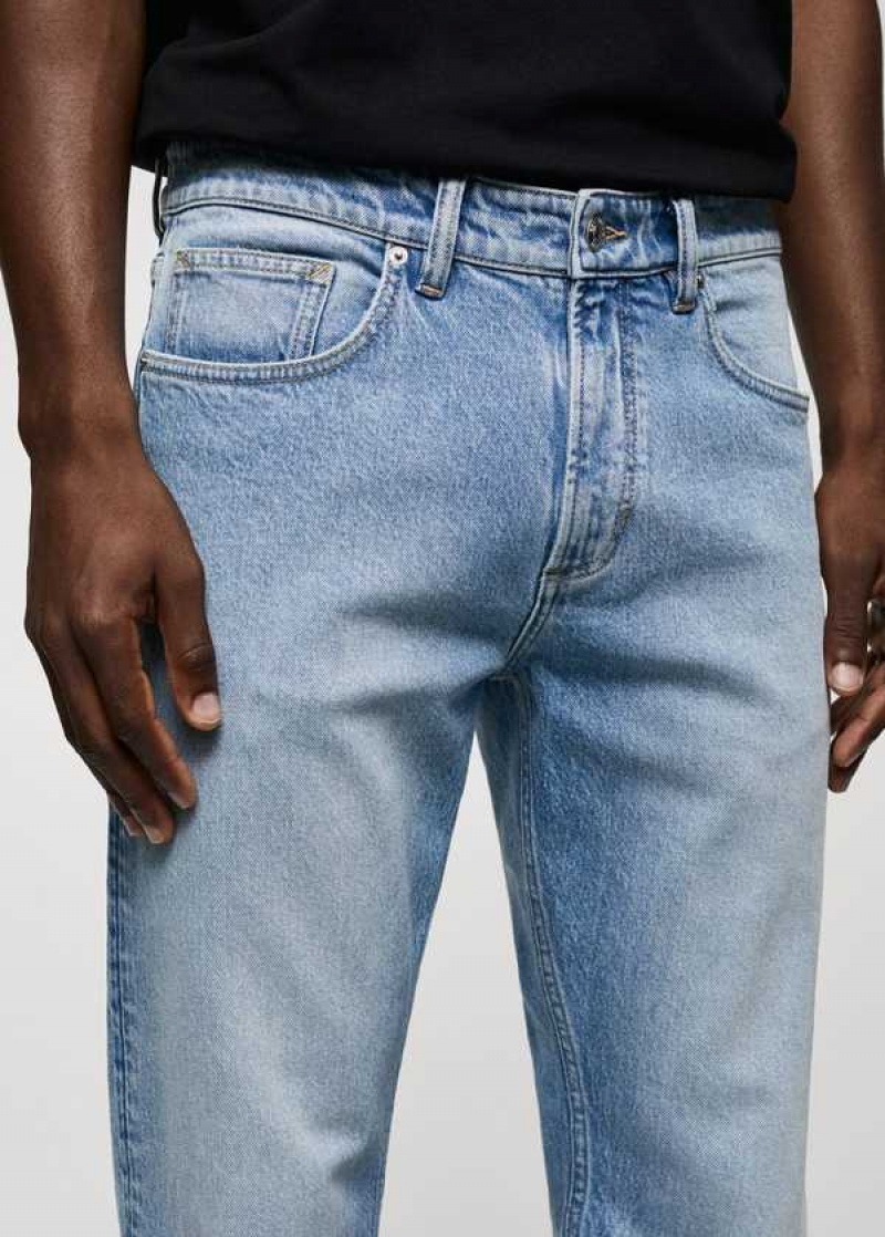 Mango Ben Tapered Cropped Jeans | MNG-21860