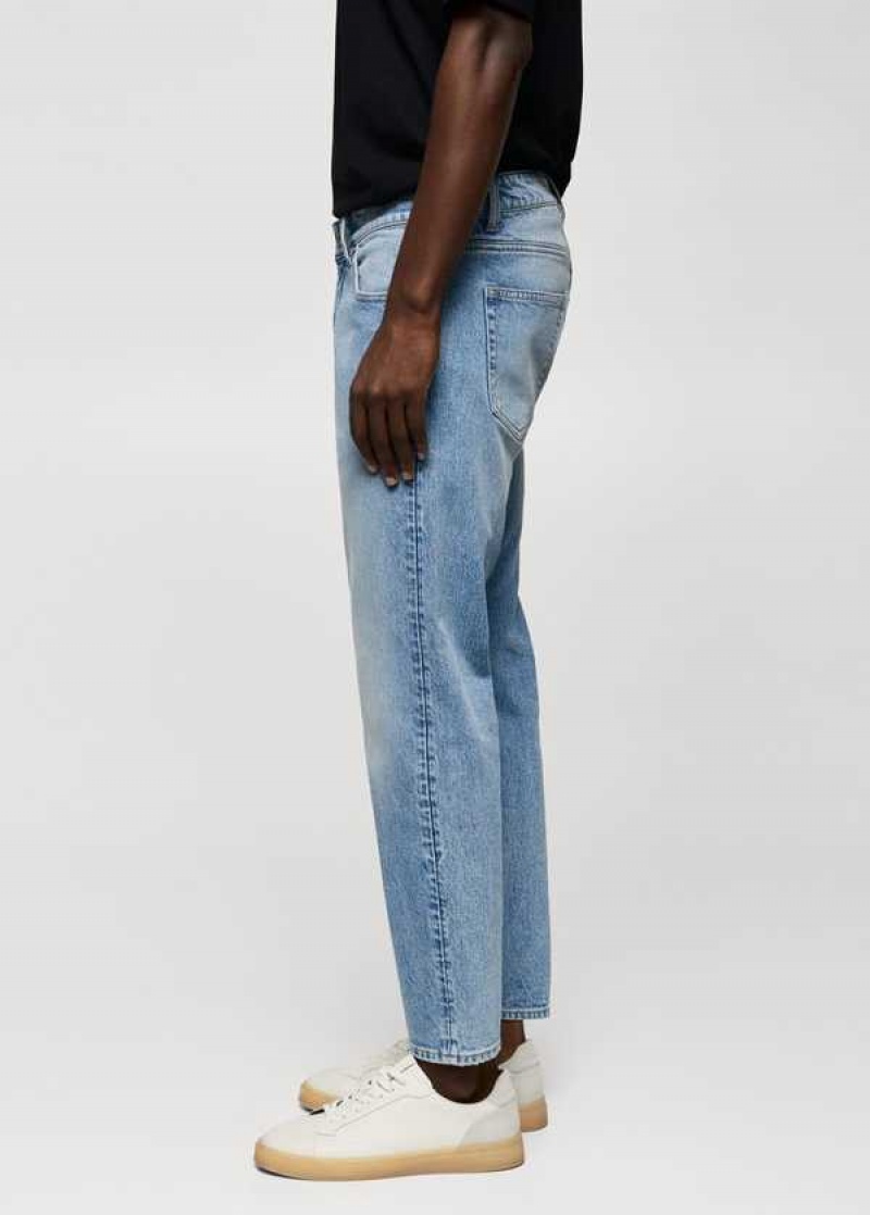 Mango Ben Tapered Cropped Jeans | MNG-21860