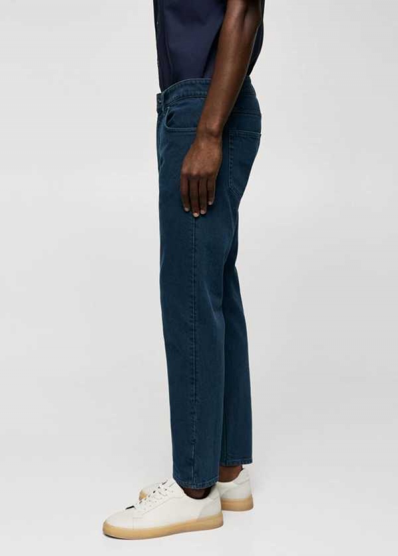 Mango Ben Tapered Cropped Jeans | MNG-21879