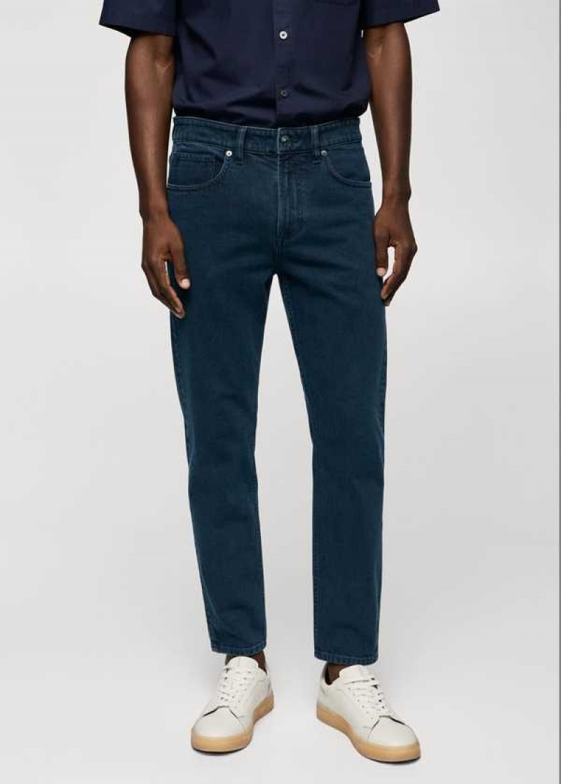 Mango Ben Tapered Cropped Jeans | MNG-21879