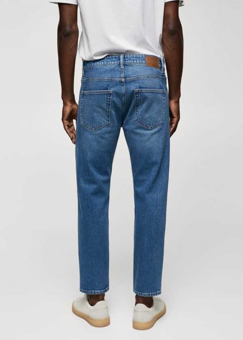 Mango Ben Tapered Cropped Jeans | MNG-21887