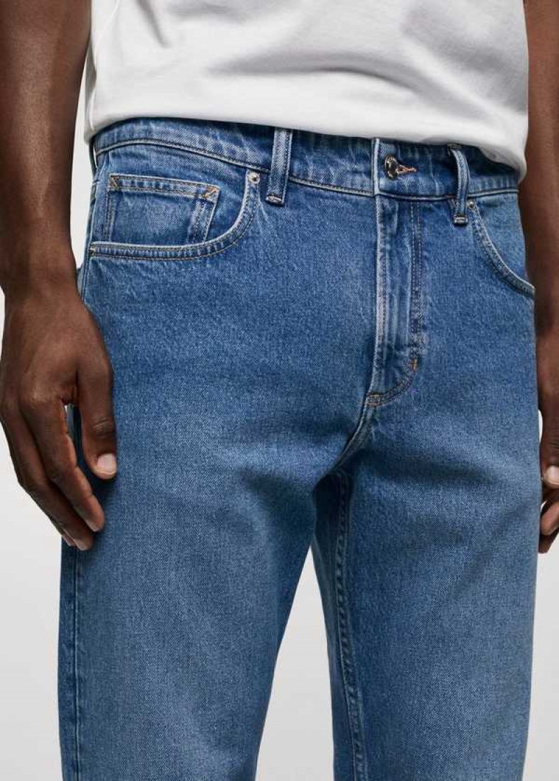 Mango Ben Tapered Cropped Jeans | MNG-21887