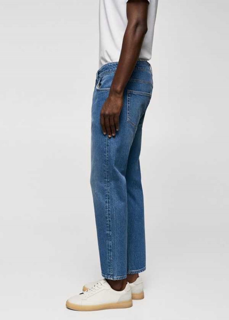 Mango Ben Tapered Cropped Jeans | MNG-21887