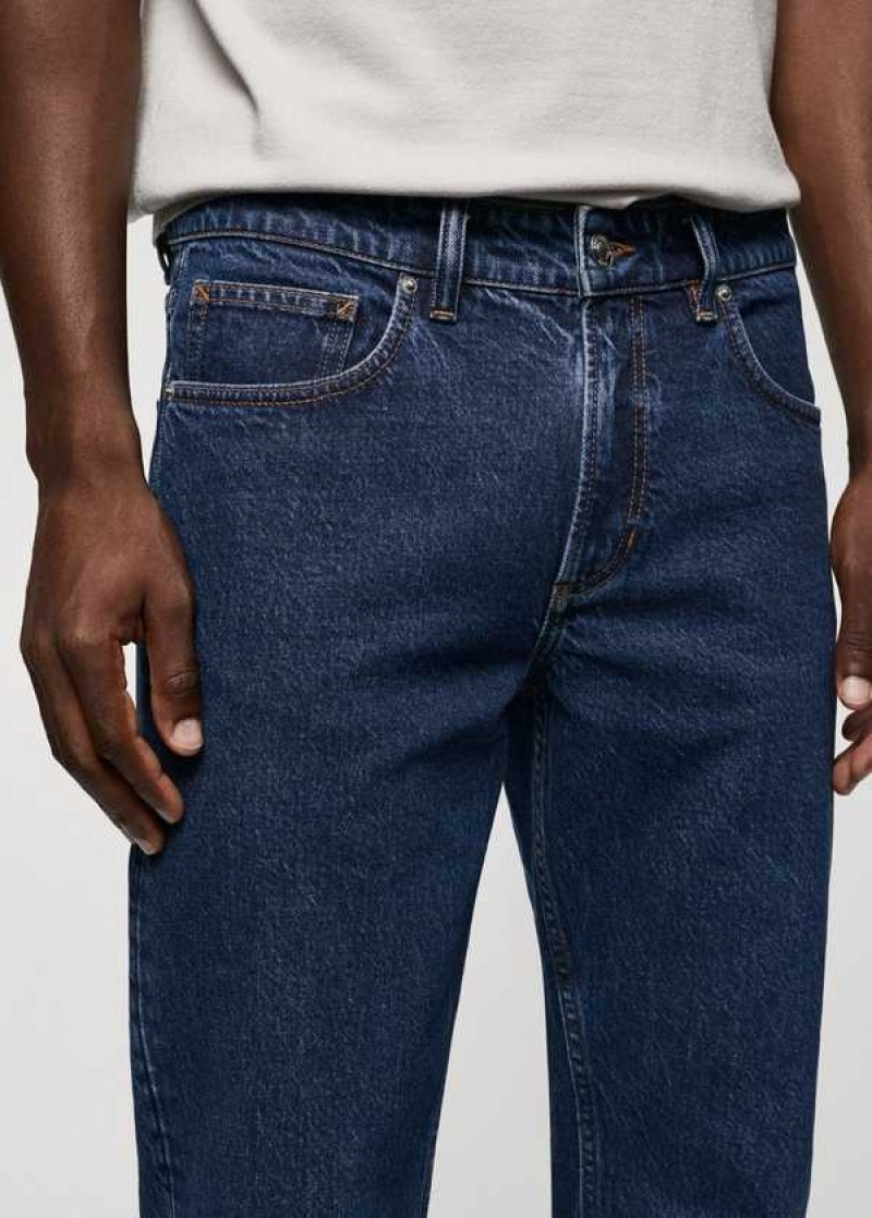 Mango Ben Tapered Cropped Jeans | MNG-21895