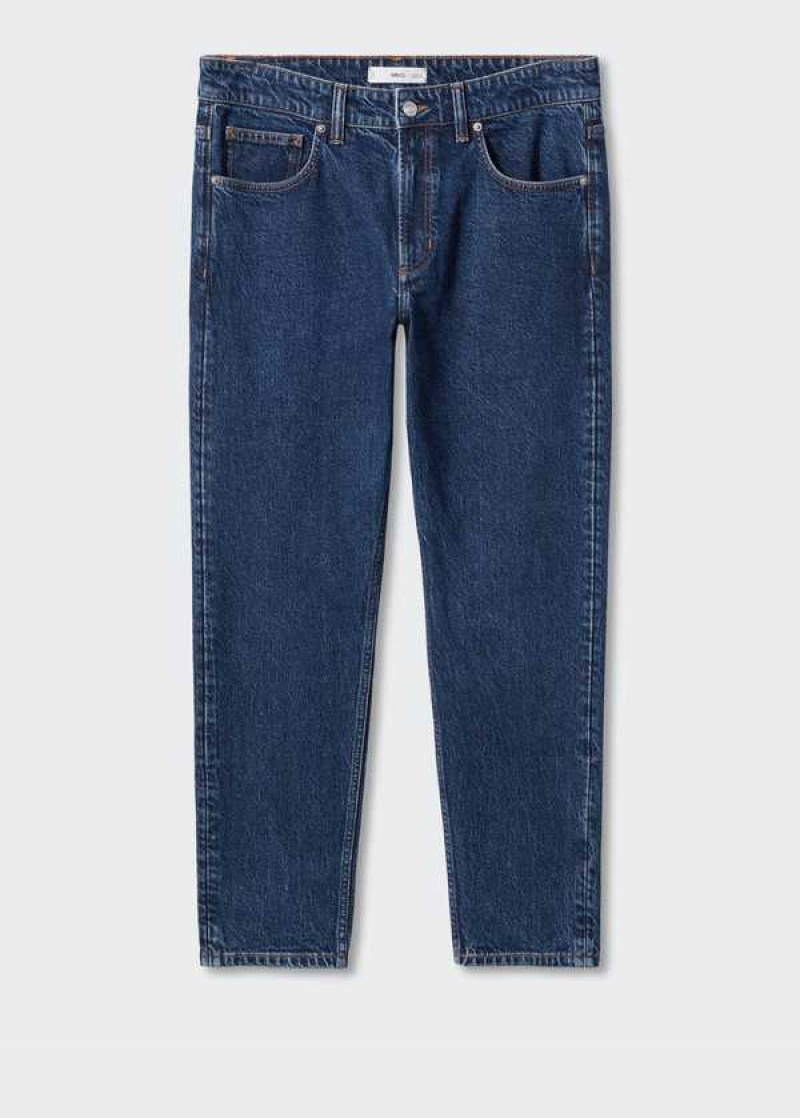 Mango Ben Tapered Cropped Jeans | MNG-21895