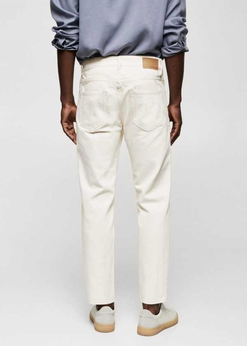 Mango Ben Tapered Cropped Jeans | MNG-21893