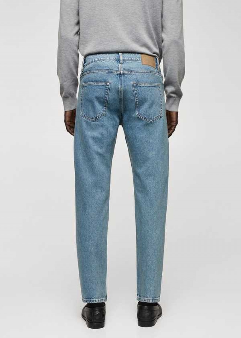 Mango Ben Tapered Cropped Jeans | MNG-21916