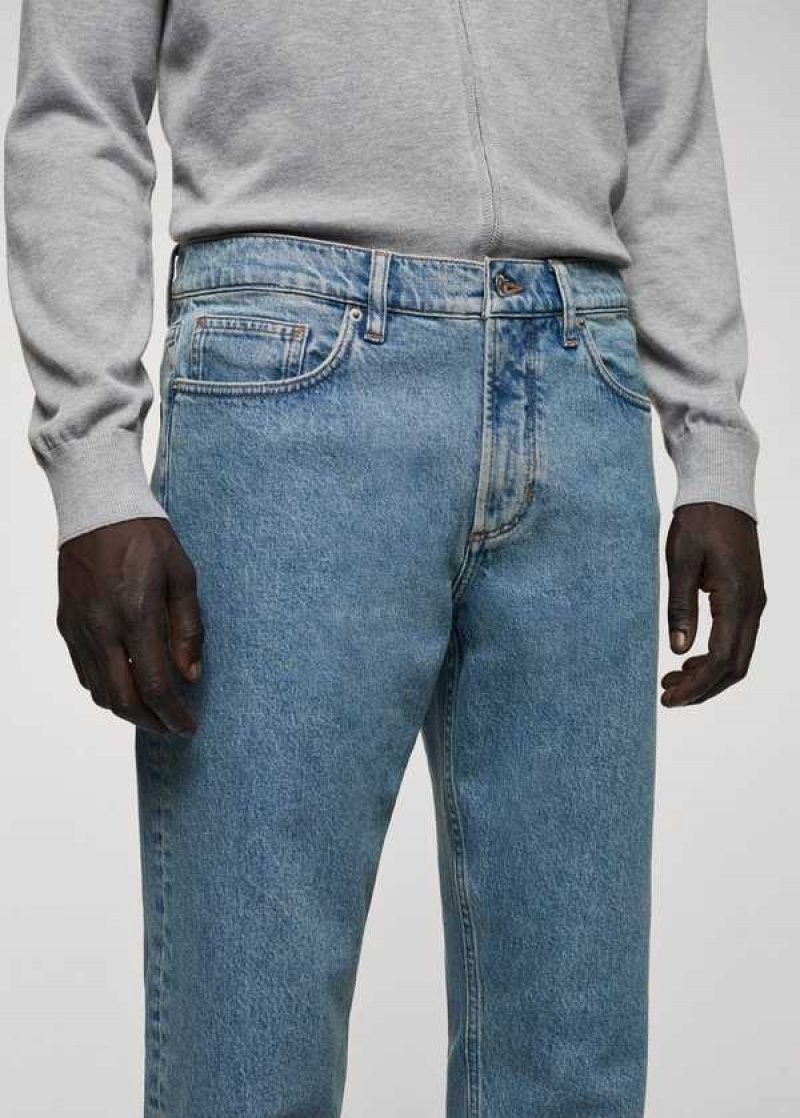 Mango Ben Tapered Cropped Jeans | MNG-21916