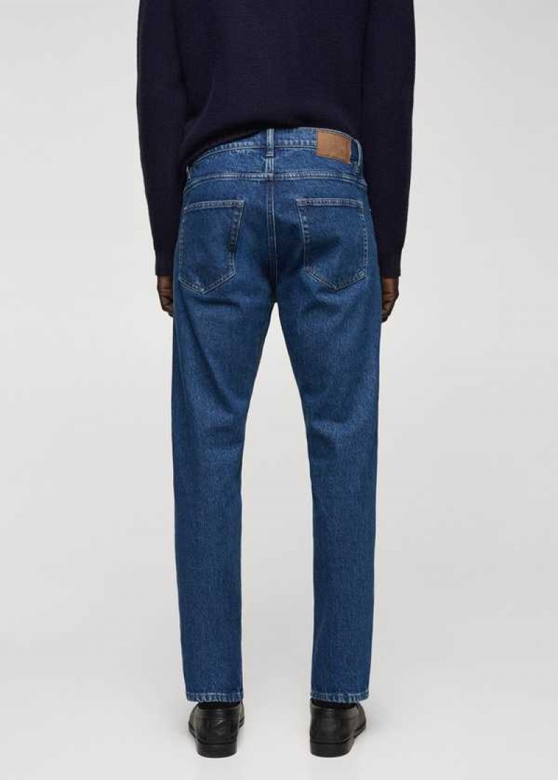 Mango Ben Tapered Cropped Jeans | MNG-21924