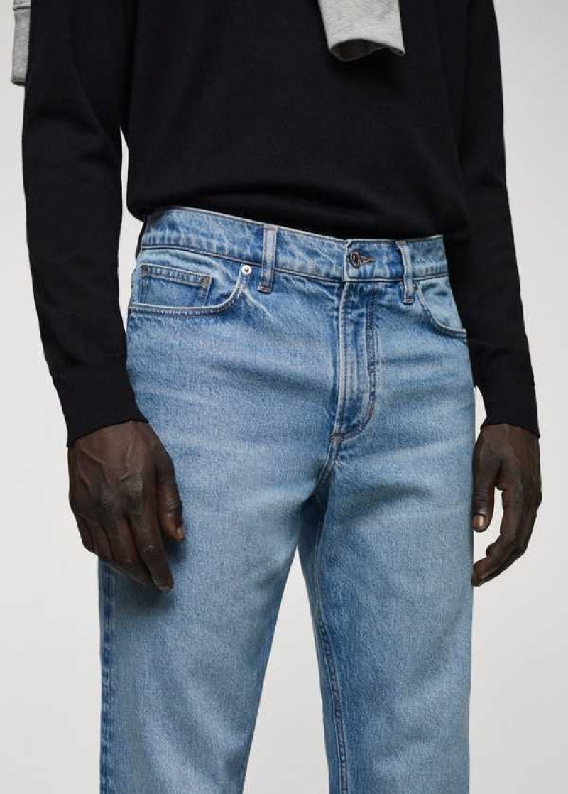 Mango Ben Tapered Cropped Jeans | MNG-21922