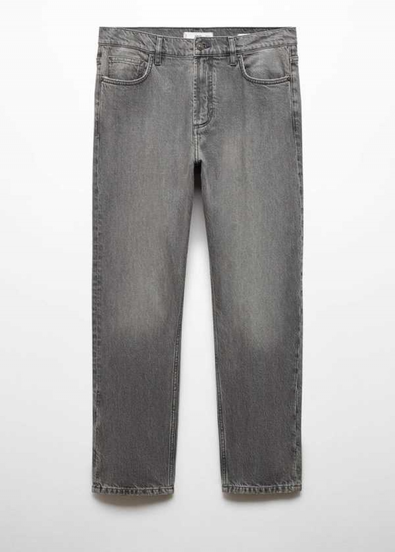 Mango Ben Tapered Cropped Jeans | MNG-21938