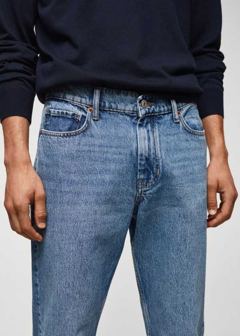 Mango Bob Rovný-fit Jeans | MNG-21859