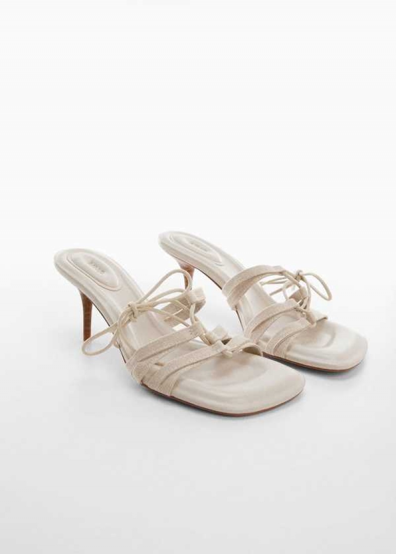 Mango Bow Heel Sandals | MNG-23453