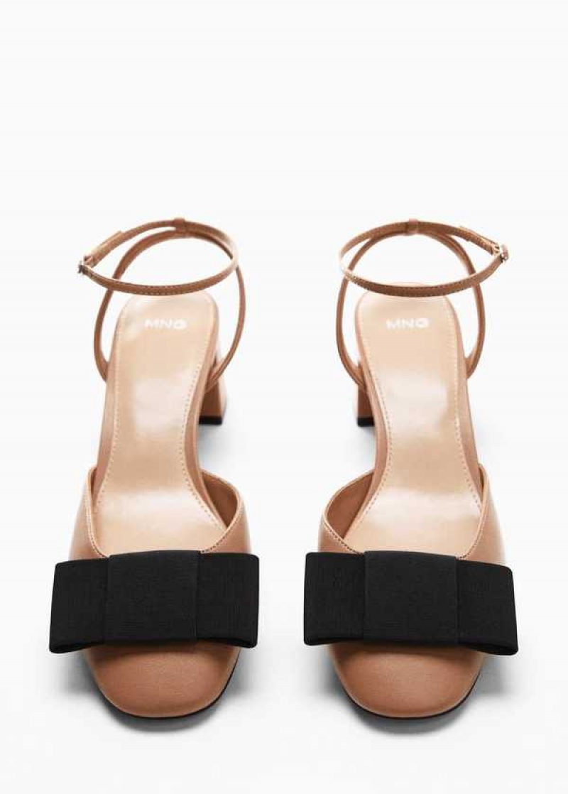 Mango Bow Læder Shoes | MNG-23627