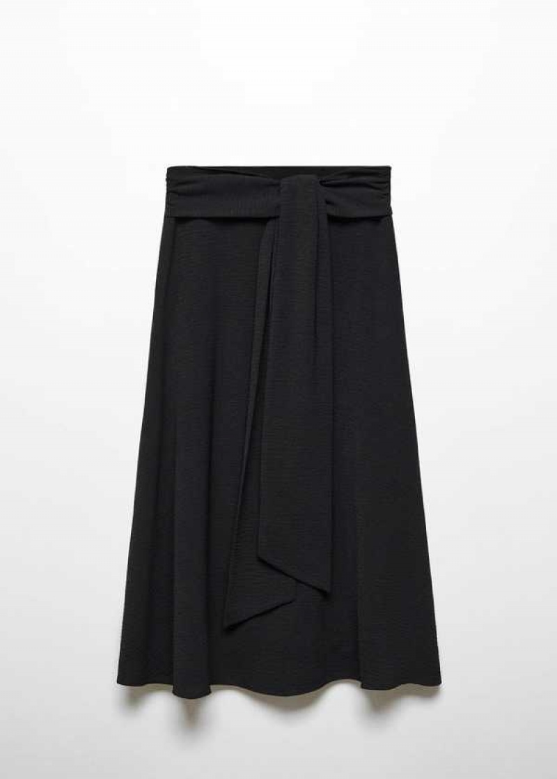 Mango Bow Midi Skirt | MNG-24073