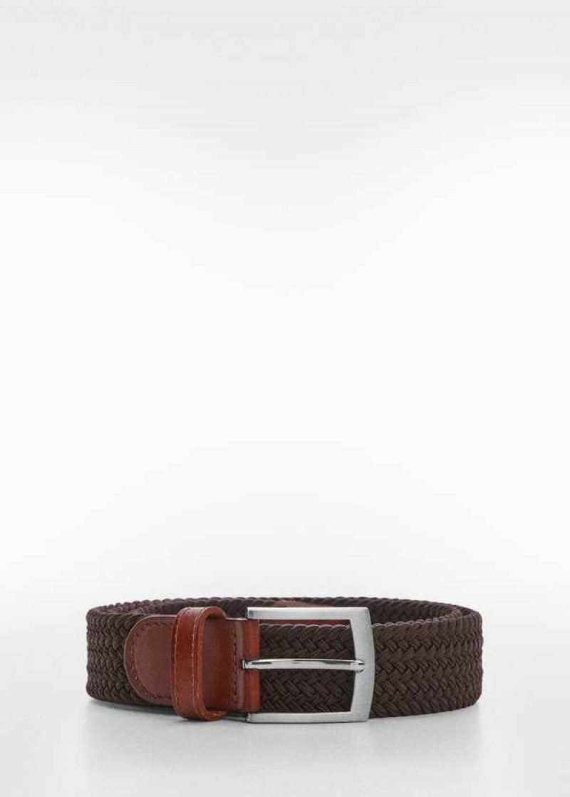 Mango Braided Elastic Belt | MNG-21155