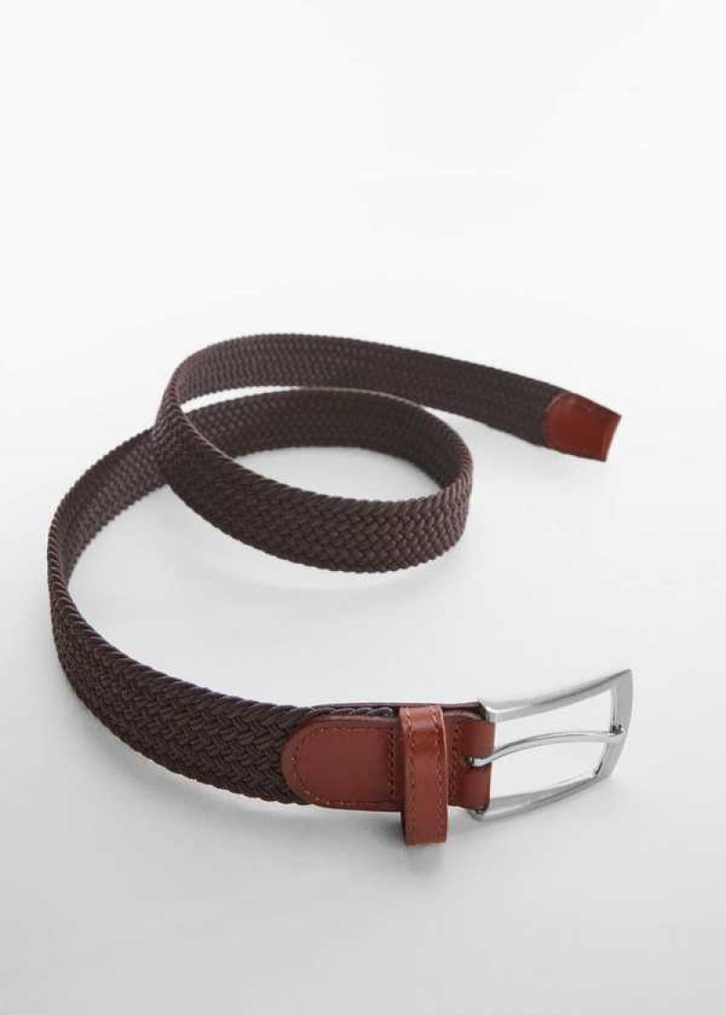 Mango Braided Elastic Belt | MNG-21155