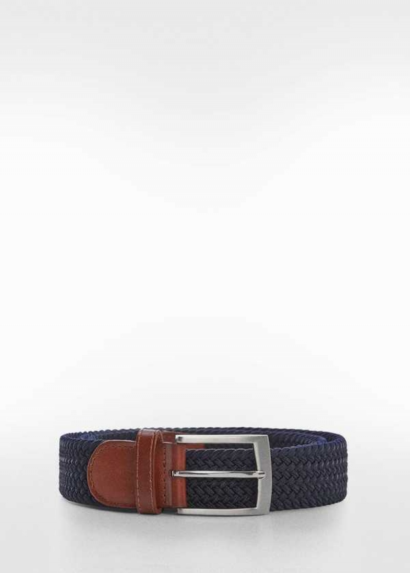 Mango Braided Elastic Belt | MNG-21158